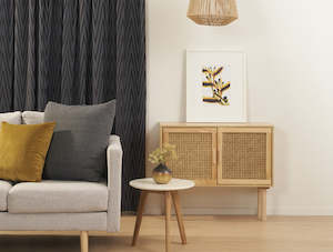 Curtains: Viva Lined Charcoal Pencil Pleat Curtains