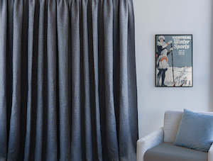 Curtains: Jasper Dimout Pencil Pleat Curtains - Grey