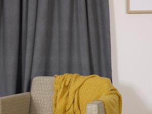 Curtains 1: Waihi Graphite Blockout Pencil Pleat Curtains