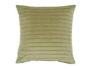 Cushion Covers: Pintuck Velvet Sage Cushion Cover