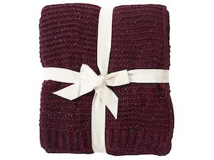 Nevis Red Throw