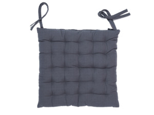 Chair Pads: Papamoa Chair Pad - Charcoal