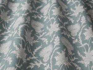 Botanist Collection: Carlina Teal Fabric