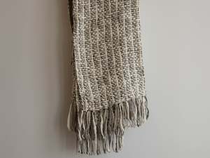 Throws: Malabar Throw - White/Grey