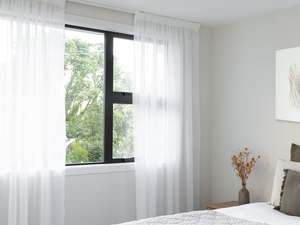 Izmir Sheer Curtains - Snow