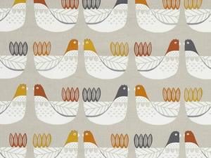 Cluck Cluck Tangerine Fabric