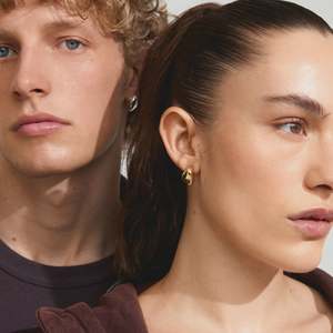 Small Dune Recycled Earrings