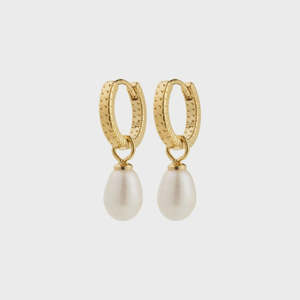 Handbags: Elliana White Earrings