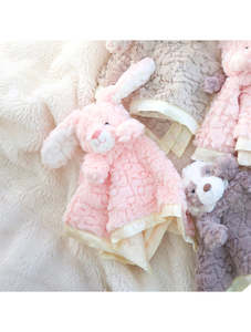 Mary Meyer Nursery Blush Bunny Character Blanket