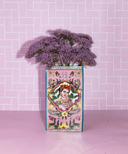 Mexican Folklore Large - Vase