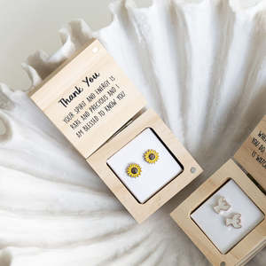 Heart & Soul Thank You Earrings