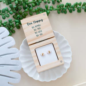 Earrings: Heart & Soul Bee Happy Earrings