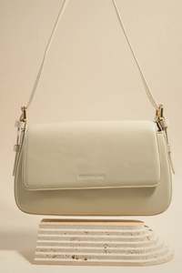 Date Night Cream Shoulder Bag