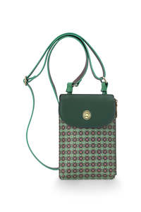 Wallets: Pippa Phone Bag Clover Green