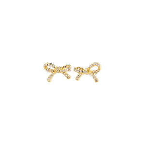Pilgrim: Pilgrim - Catharina Recycled Earrings -  Crystal