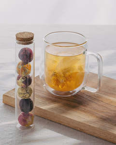 Gifting Under 40: Blooming Tea Balls in Glass Tube