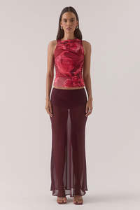 Fashion: FLORENCE TOP - RASPBERRY