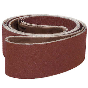 50mm x 2745mm Noritake Double J Weight Flexible Aluminium Oxide Linishing Belts- J640E
