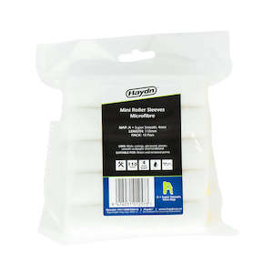 Haydn Ultra Fine Finish Microfibre Mini Roller Sleeves 110mm x 4mm