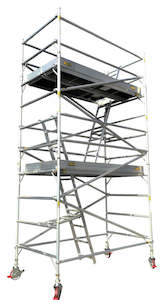 Titan Double Width Mobile Tower Scaffolding - 6.0m Working Height