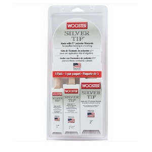 Tradesman Brushes Paint Brushes: 3 Pack - Mixed Wooster Silver Tip V Paint Brushes (short handled)