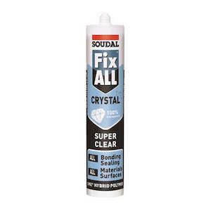 Specialist Sealants Sealants: Gorilla FixAll MS Crystal Clear Sealant and Adhesive