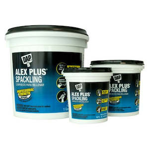 Fillers Putty Silicone And Sealants: DAP Alex Plus Spackling, Interior and Exterior Filler, 946ML