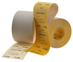 Sandpaper Rolls Abrasives: 40gt Smirdex Dry Sanding Rolls - 116mm x 5m