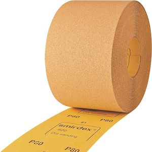Sandpaper Rolls Abrasives: 50m Smirdex Dry Sanding Rolls - 116mm x 50m