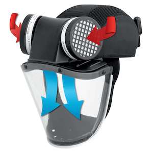 Respirators Safety Work Wear Respirators: Powercap Active Battery Powered Air Supplied Respirator With Bump Cap