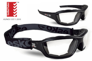 Eye Protection Personal Safety: Combat X4 Safety Glasses, Meets USA Military Ballistic Eyewear Standard.