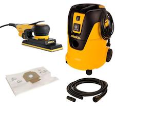 Sanders Power Tools: Mirka Dustless Deos 353CV Sander And Vacuum Combos - 3 Options