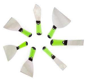 Filler Accessories Fillers Putty: 9 Piece Set - Pro Edge Polished Carbon Filling Blades Incl Sash Putty Knife