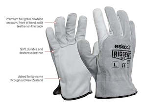 The Rigger Premium Split Leather Gloves