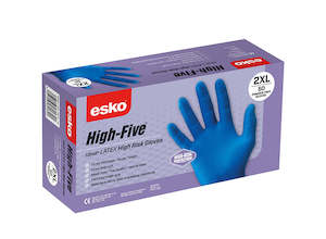 Hand Protection Personal Safety: Disposable High-Risk Extended Cuff Latex Gloves 50pk