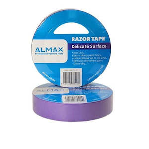 Almax Razor Low Tack Delicate Surface Masking Tape - 36mm x 50m