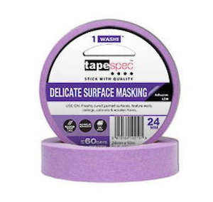 Tapespec Premium Delicate Purple Washi Tape - 24, 36 & 48mm Options