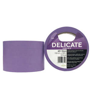 Delicate Surface Purple Washi Painters Tape 24mm x 50m