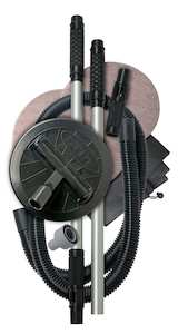 Hyde Pro Dust Free Round Pole Sander - Connect To Any Wet And Dry Vacuum