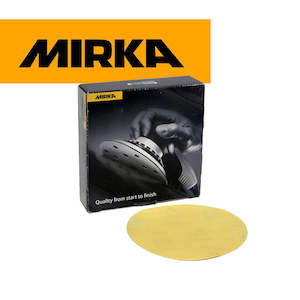 150mm Mirka Gold PSA Carelit Discs (Adhesive Backed, Stick On Discs)