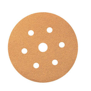 Smirdex 150mm Premium Velcro Sanding Discs 6+1 Hole, 50 Pack
