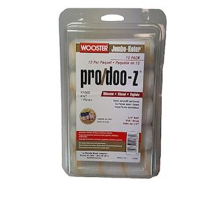 Mini Rollers Nook Crannies Roller Trays Handles Poles And Sleeves: 115mm x 10mm Wooster Jumbo-Koter Pro Doo-z Mini Roller Sleeves - 10 Pack