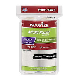 Mini Rollers Nook Crannies Roller Trays Handles Poles And Sleeves: 165mm x 8mm Wooster Jumbo-Koter Micro Plush Mini Roller Sleeve - 2 Pack