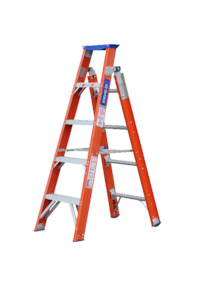 Ladders Access Equipment: Heavy Duty Pro Series Dual Purpose Fibreglass Ladder - 180kg Load Rating
