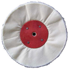 200mm Loose Leaf Calico Polishing Mops - Final Polishing Mops
