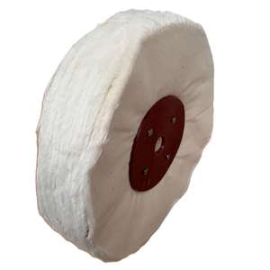 Abrasives: 150mm Loose Leaf Calico Polishing Mops - Final Polishing Mops