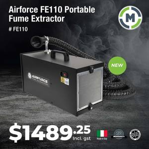 Strata Airforce FE110 Portable Fume Extractor 3M Hose Magnetic Hood