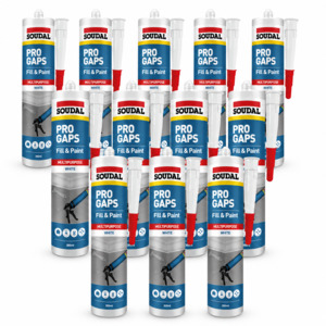 Fillers Putty Silicone And Sealants: Buy The Box - 12 x Soudal Pro Gaps Multipurpose Filler 300ml