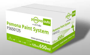Pomona Disposable Spray Cup Paint System For Gravity Fed Guns - 180ml