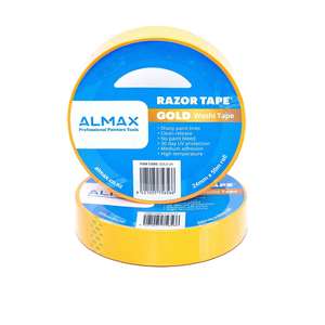 Frontpage: Buy the Box Razor Gold Washi Tape - 36mm x 24 Rolls